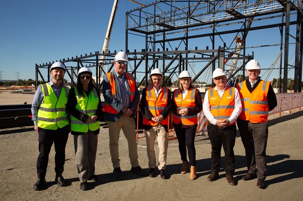 Major construction milestone for Perth Film Studios