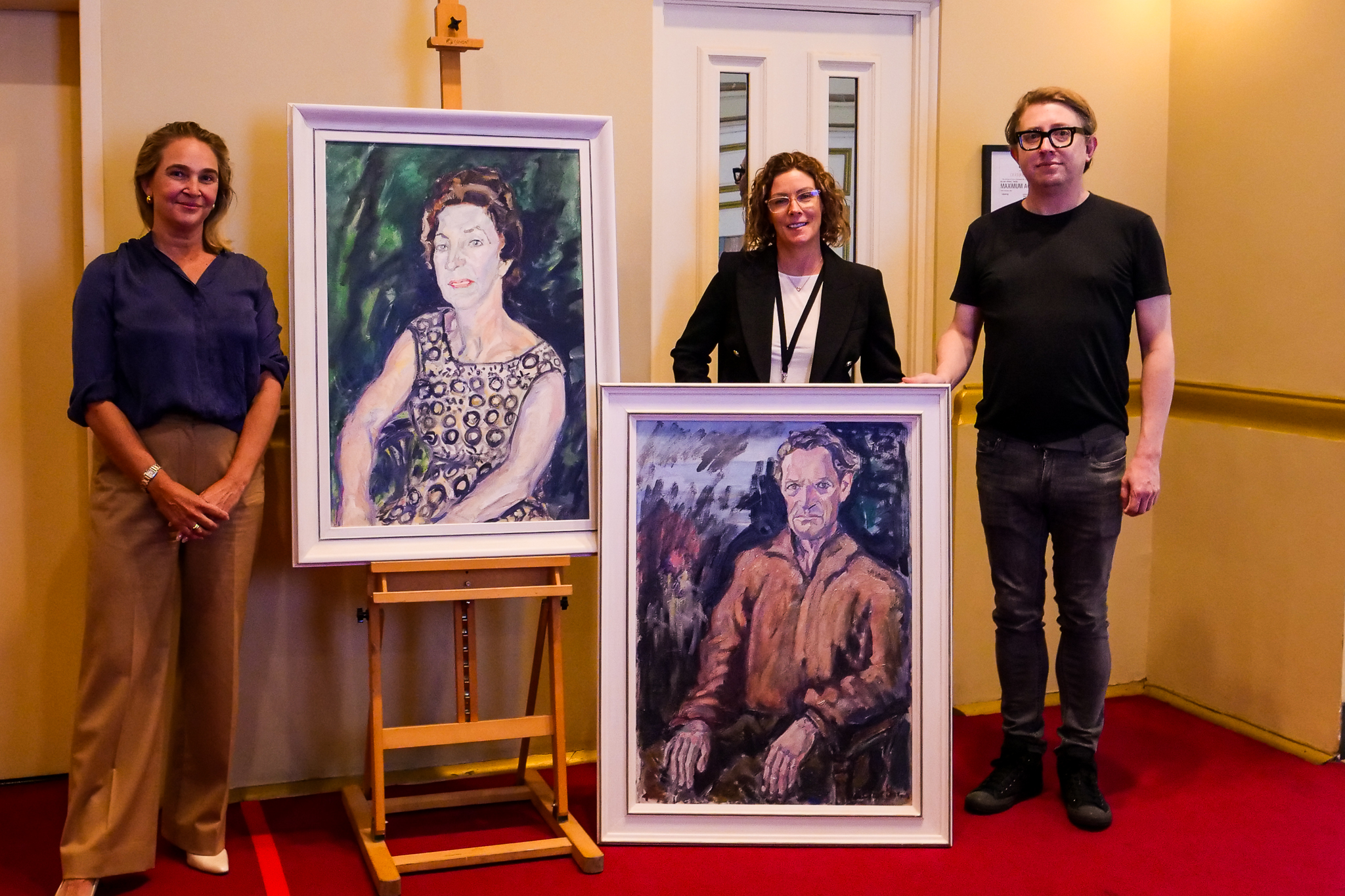 Historic portraits find a new home at His Majesty’s Theatre